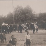 Arnold Lamberg'i matuserongkäik, Haapsalu maanteel, 1925. aastal (Katrin Müürsepa kogust).